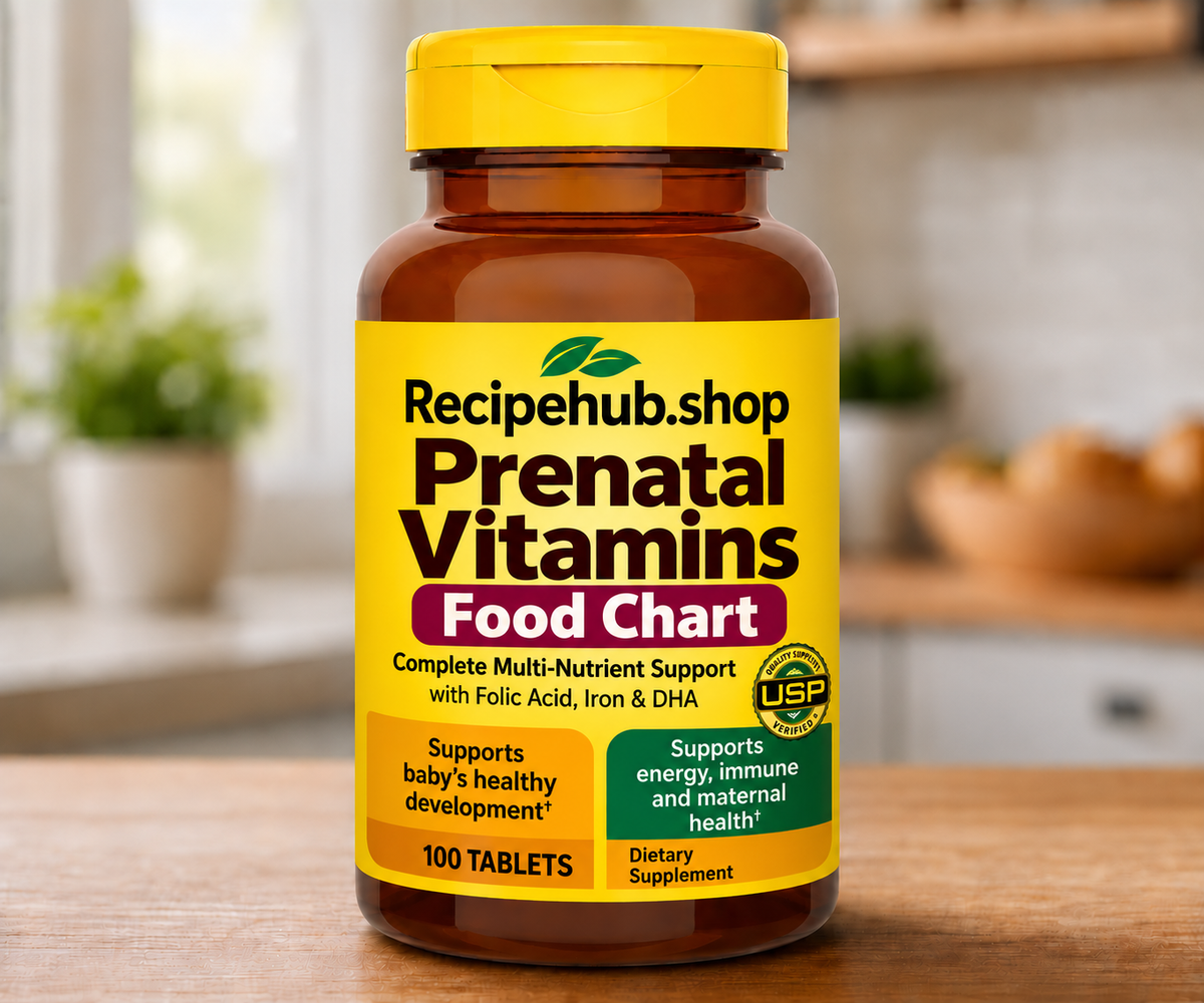 Prenatal Vitamin Chart