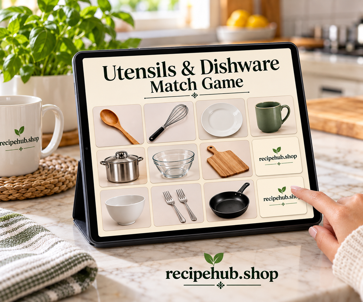 Interactive Match Game feat. Kitchenware Get this Game Free! Click for details
