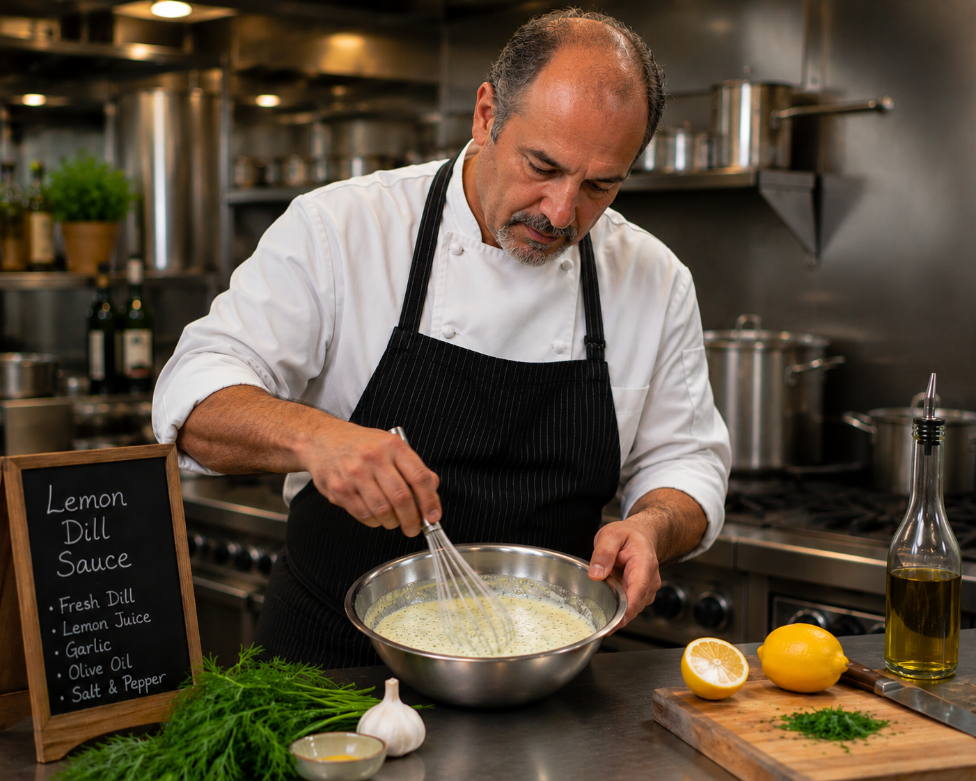 Garlic Herb Butter and Creamy Dill Sauce Recipes