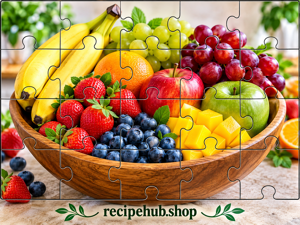Interactive Puzzle Bowl of Fruit Free with purchase click for more details